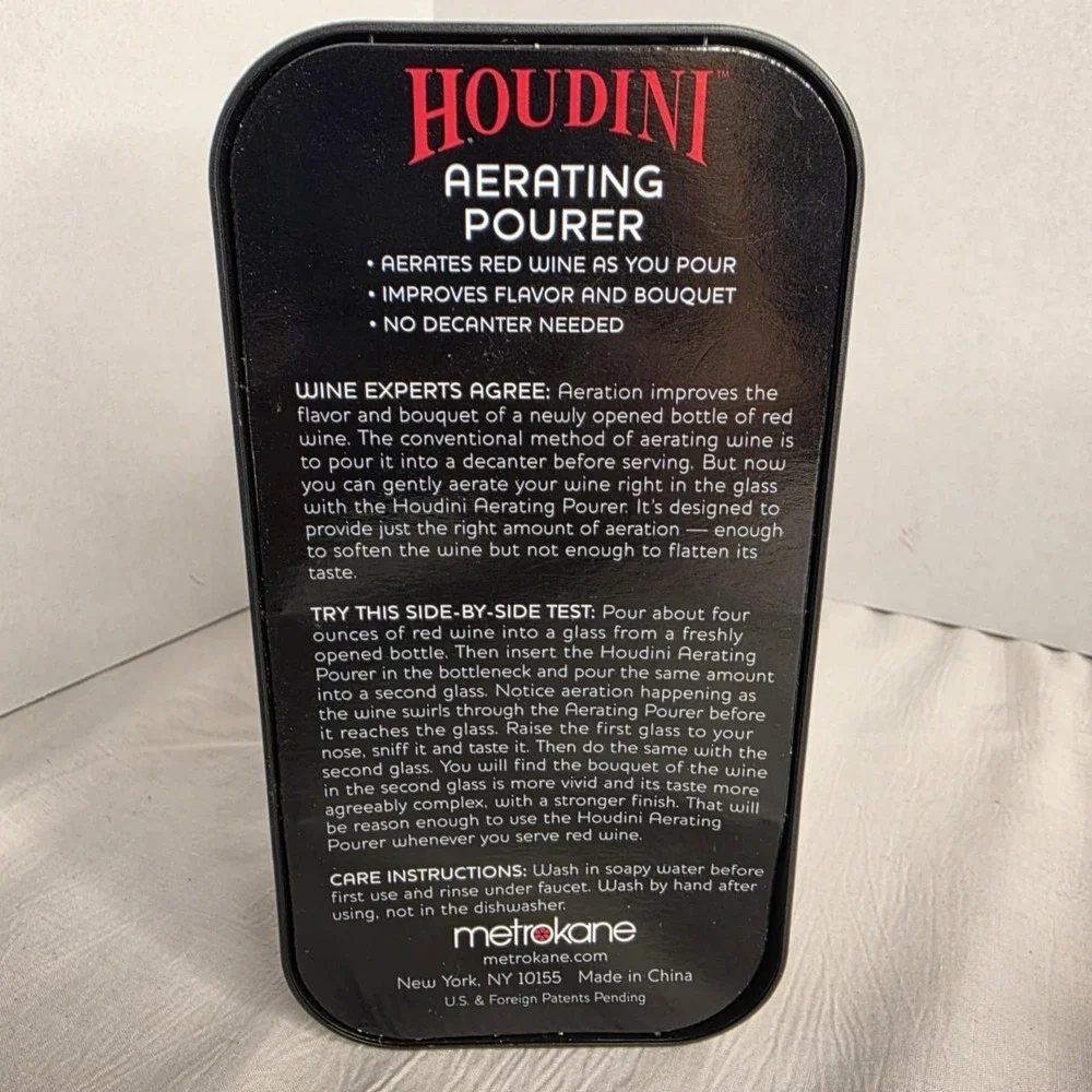Houdini‎ Silver Aerating Pourer Set
